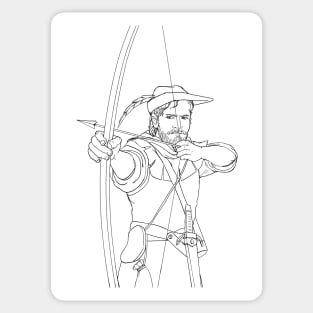 Robin Hood the Legend Sticker